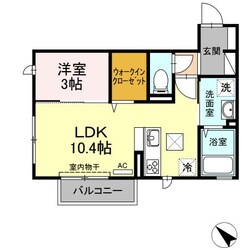 アベニーレ　Ⅰ棟の物件間取画像